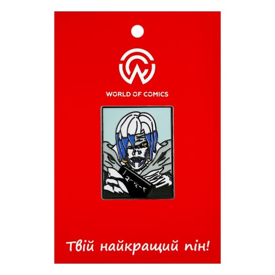Металевий значок (пін) Death Note: Rem w/ Death Note, (14720)