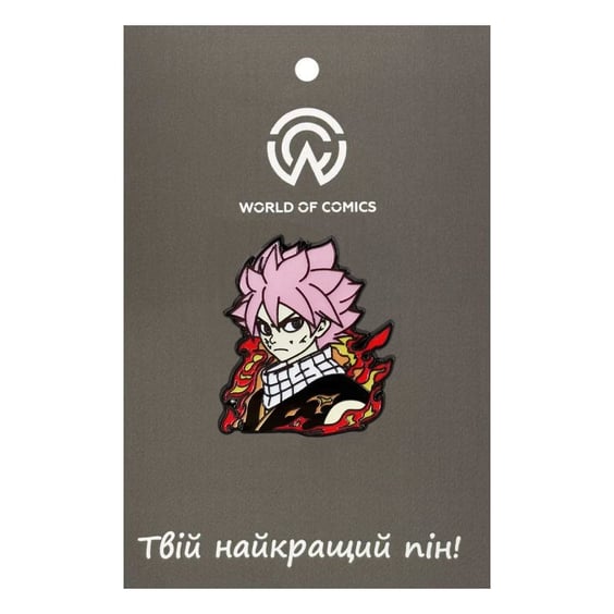 Металевий значок (пін) Fairy Tail: Natsu Dragneel, (14725)