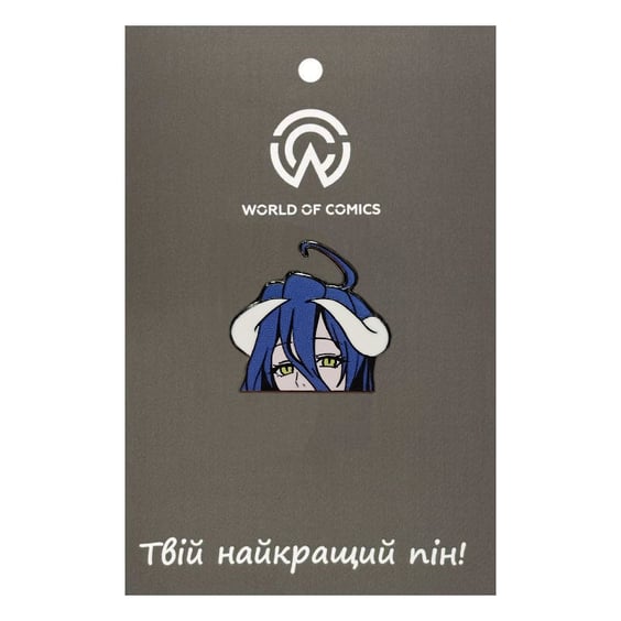 Металевий значок (пін) Overlord: Albedo (Head), (14726)