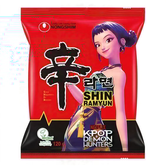 Локшина Nongshim: Shin: Ramyun w/ Mushrooms (1 шт. рандомно), (150620) 3