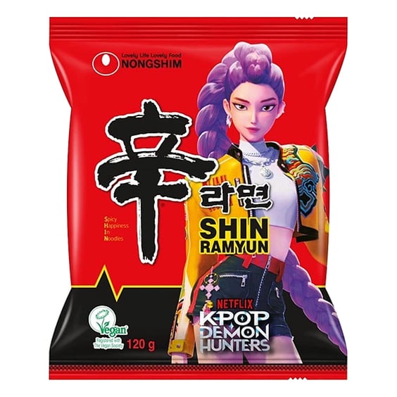 Локшина Nongshim: Shin: Ramyun w/ Mushrooms (1 шт. рандомно), (150620) 5