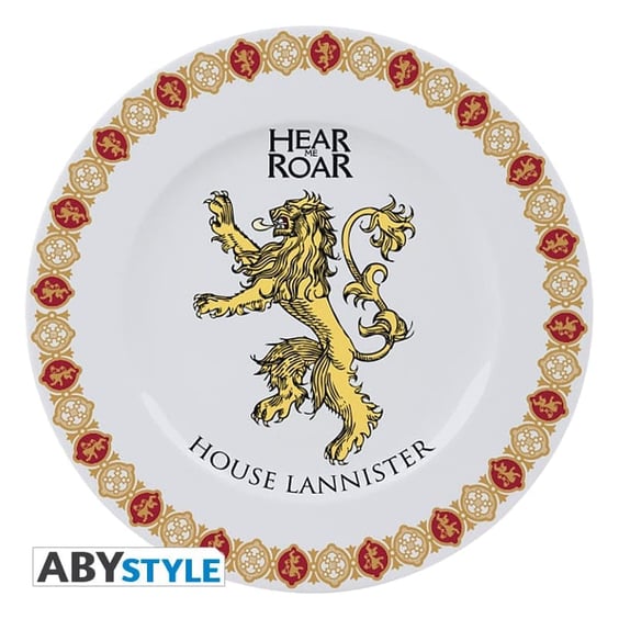 Набір тарілок ABYstyle: Game of Thrones: Houses Logo: Lannister, Baratheon, Stark, Targaryen, (15369) 2