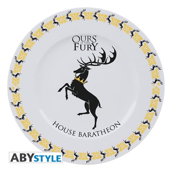 Набір тарілок ABYstyle: Game of Thrones: Houses Logo: Lannister, Baratheon, Stark, Targaryen, (15369) 3
