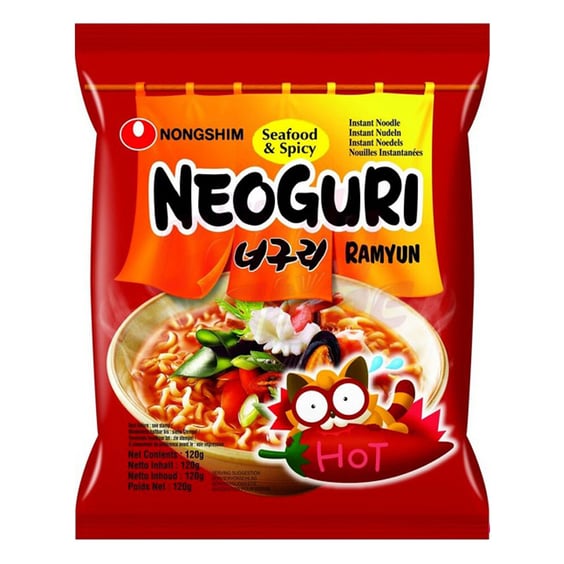 Локшина Nongshim: Neoguri: Spicy Ramyun, (157711)