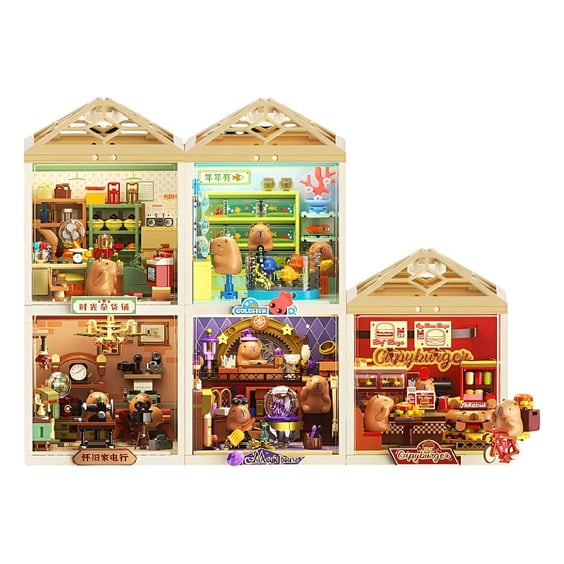 Конструктор Jaki: Mini Super Town: Capybara: Magic Shop, (15937) 8