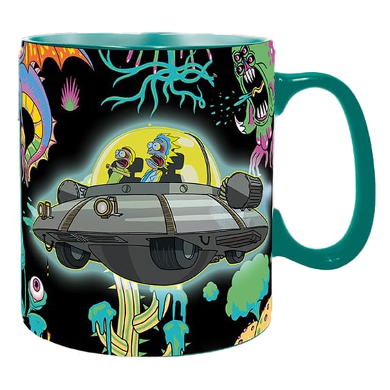 Кружка-хамелеон ABYstyle: Rick & Morty: Spaceship, (16038)