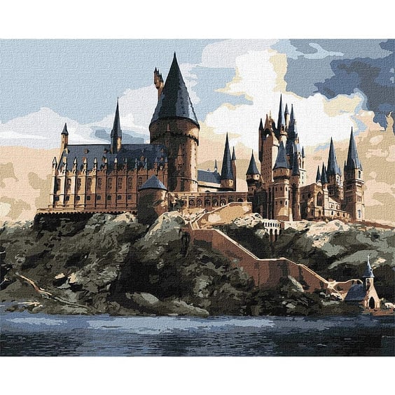 Картина по номерам Ideyka: Wizarding World: Harry Potter: Hogwarts Castle in the Daytime, (16432)