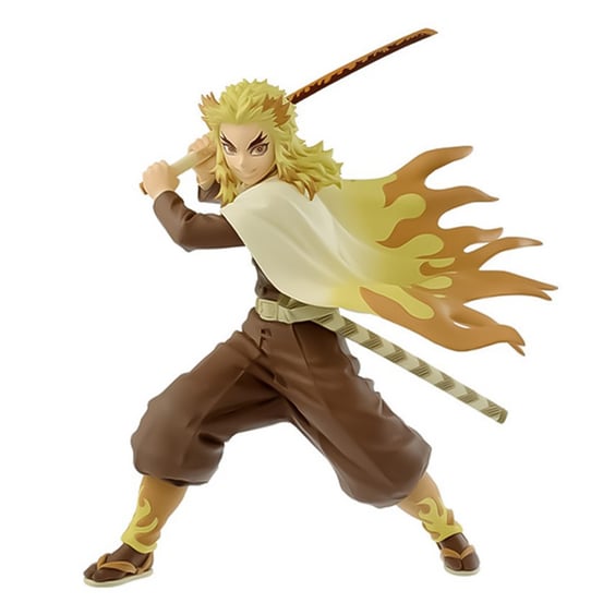 Коллекционная фигурка Banpresto: Vibration Stars: Demon Slayer: Kyojuro Rengoku (Sepia Color), (173031)