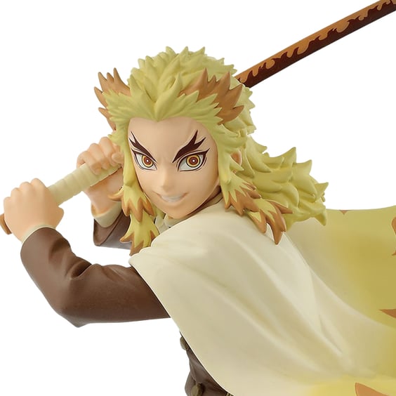 Коллекционная фигурка Banpresto: Vibration Stars: Demon Slayer: Kyojuro Rengoku (Sepia Color), (173031) 3