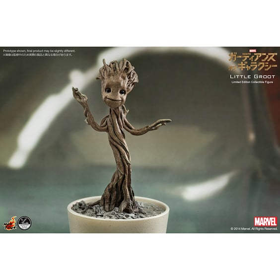 Колекційна фігура Hot Toys: Quarter Scale: Marvel: Guardians of the Galaxy: Groot (Flowerpot Version), (176352) 5