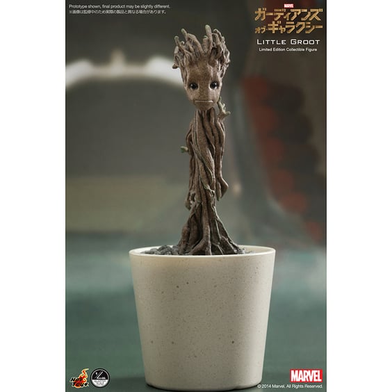 Колекційна фігура Hot Toys: Quarter Scale: Marvel: Guardians of the Galaxy: Groot (Flowerpot Version), (176352) 3