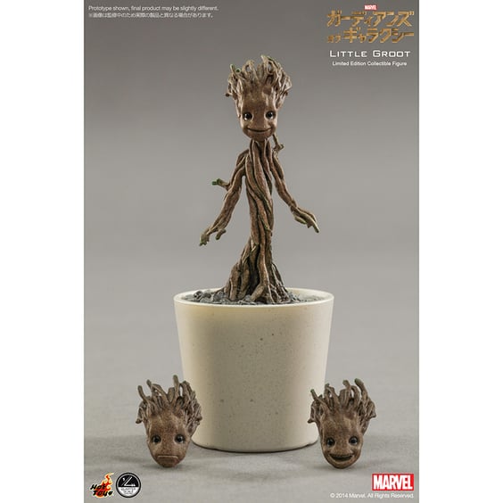 Колекційна фігура Hot Toys: Quarter Scale: Marvel: Guardians of the Galaxy: Groot (Flowerpot Version), (176352) 2