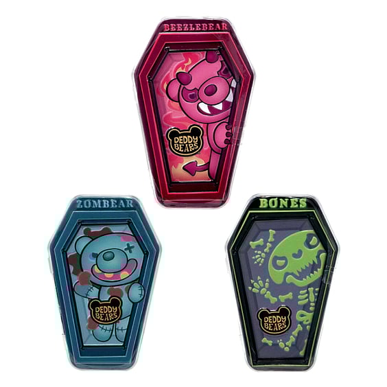 Конфеты Deddy Bears: Beezlebear, Zombear and Bones: Sour Cherry, Strawberry and Green Apple (1 шт. рандомно), (176878)