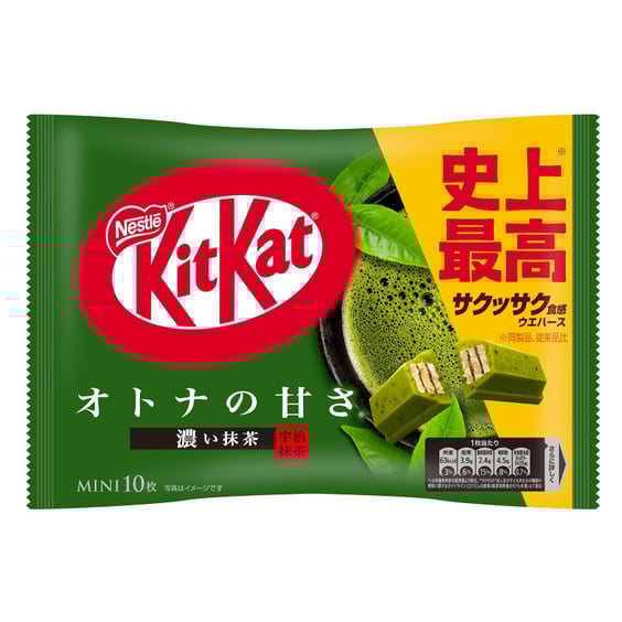 Батончик Nestle: Kit Kat: Mini: Rich Matcha, (181174)