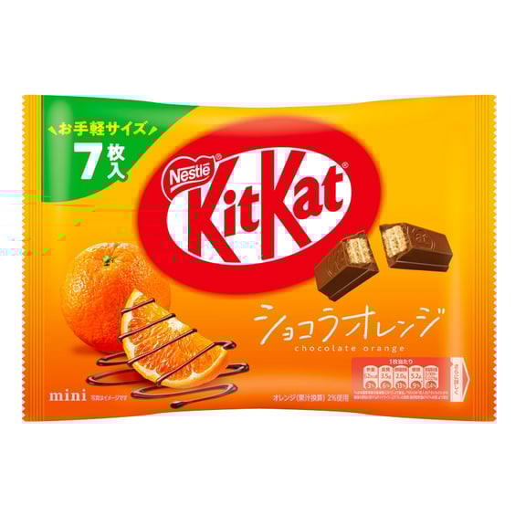 Батончик Nestle: Kit Kat: Mini: Orange and Chocolate, (181242)