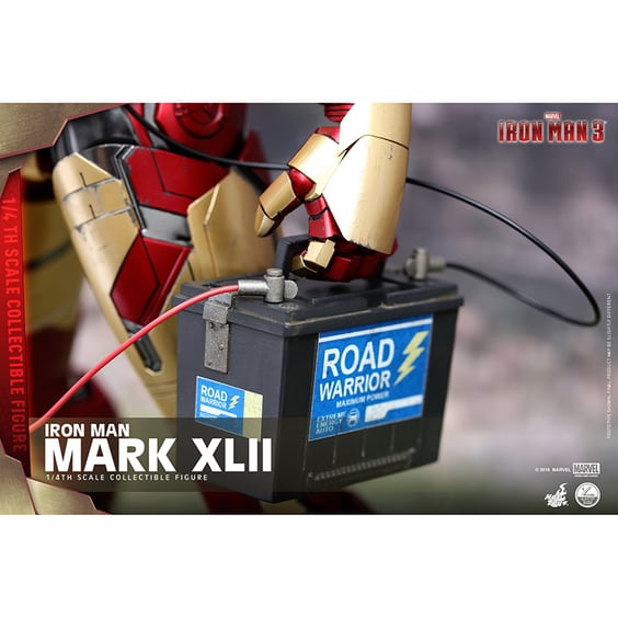 Колекційна фігура Hot Toys: Quarter Scale: Marvel: Iron Man 3:  Iron Man (Mark XLII) (Deluxe Version), (181752) 11