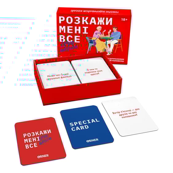 Настольная игра Orner: Розкажи мені все!: Love Edition, (18248) 5