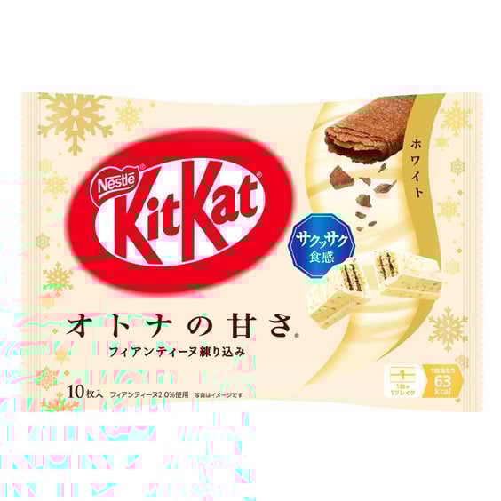 Батончик Nestle: Kit Kat: Mini: White Chocolate, (182720)