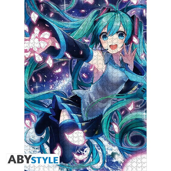 Пазл ABYstyle: Vocaloid: Hatsune Miku w/Petals, (19005) 2