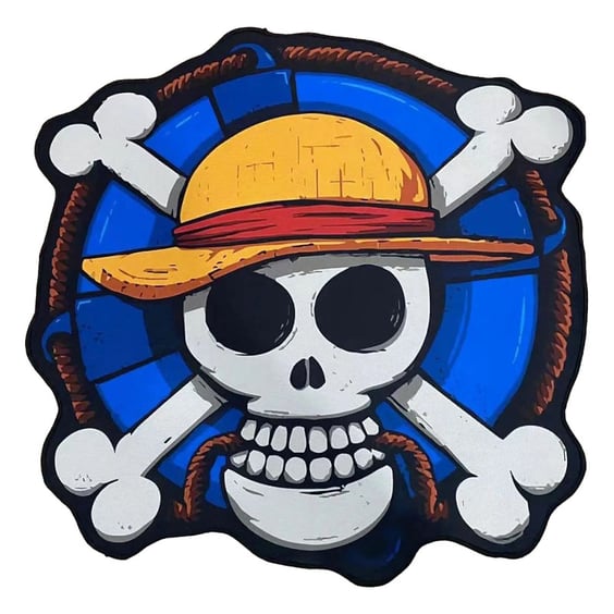 Вхідний килимок One Piece: Straw Hat Pirates: Skull Logo, (190213)