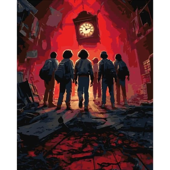 Картина по номерам Kartiny Origami: Stranger Things, (19401)