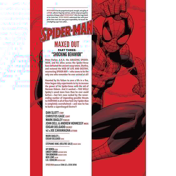 Комікс Marvel. Spider-Man. Maxed Out. Part 3. Shocking Behavior. Volume 4. #10, (203727) 2