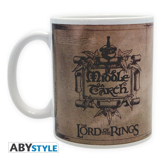 Кухоль ABYstyle: The Lord of the Rings: Map of Middle-Earth, (205531) 2