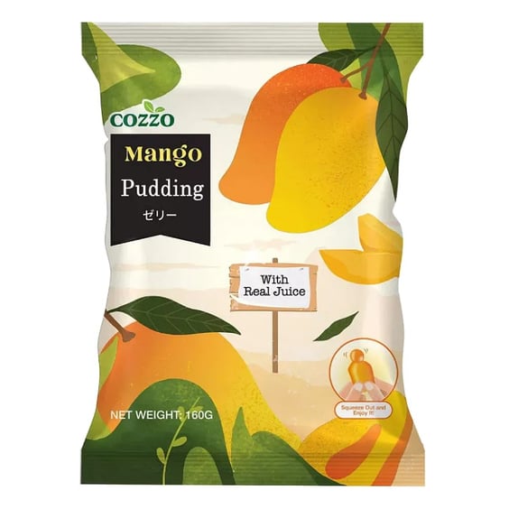 Желейні цукерки Cozzo: Pudding: Mango, (207501)