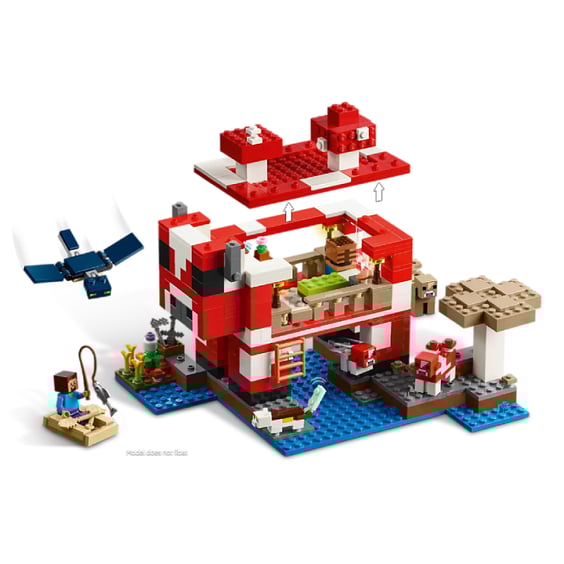 Конструктор LEGO: Minecraft: The Mooshroom House, (21270) 3