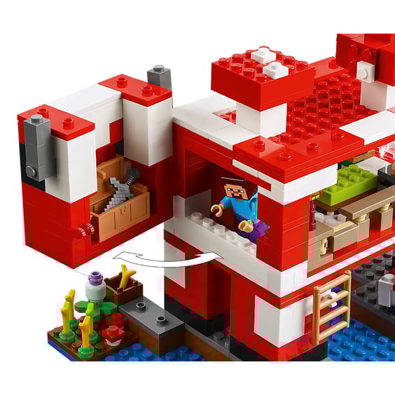 Конструктор LEGO: Minecraft: The Mooshroom House, (21270) 4