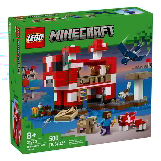 Конструктор LEGO: Minecraft: The Mooshroom House, (21270) 7