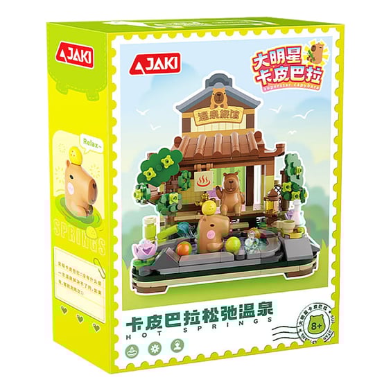 Конструктор Jaki: Superstar Capybara: Capybara Relaxation: Hot Spring, (214008) 5