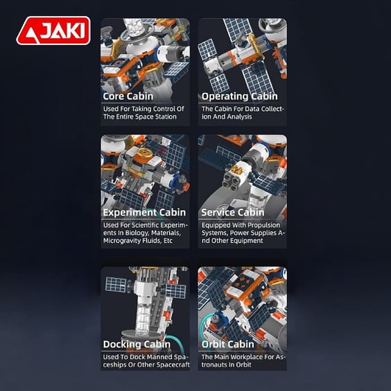 Конструктор Jaki: Space Pop: Breaking-Dawn Globe: Space Station, (214312) 5