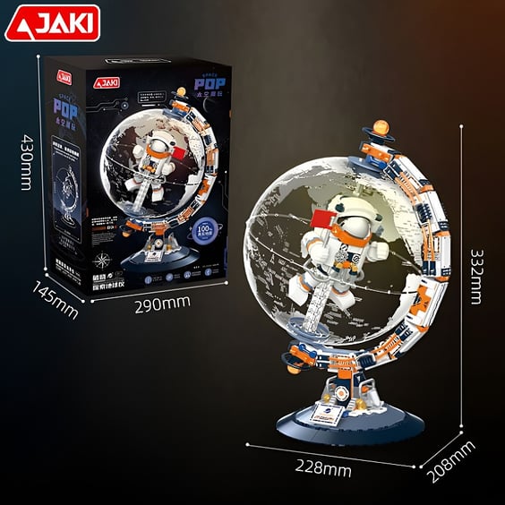 Конструктор Jaki: Space Pop: Breaking-Dawn Globe: Astronaut, (214329) 9