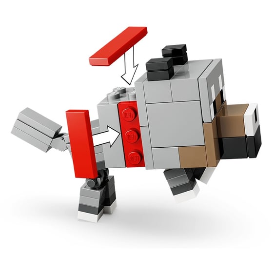 Конструктор LEGO: Minecraft: Chicken Jockey Desert Attack, (21592) 6
