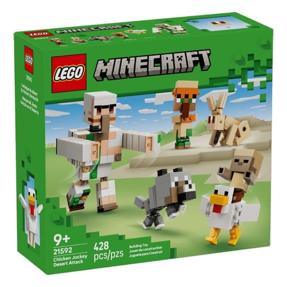 Конструктор LEGO: Minecraft: Chicken Jockey Desert Attack, (21592) 7