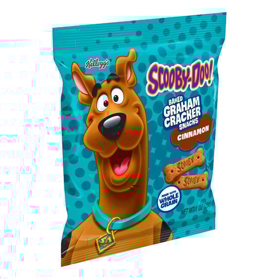 Печенье Kellogg's: Scooby-Doo: Baked Graham Cracker Snacks: Cinnamon, (215981) 2