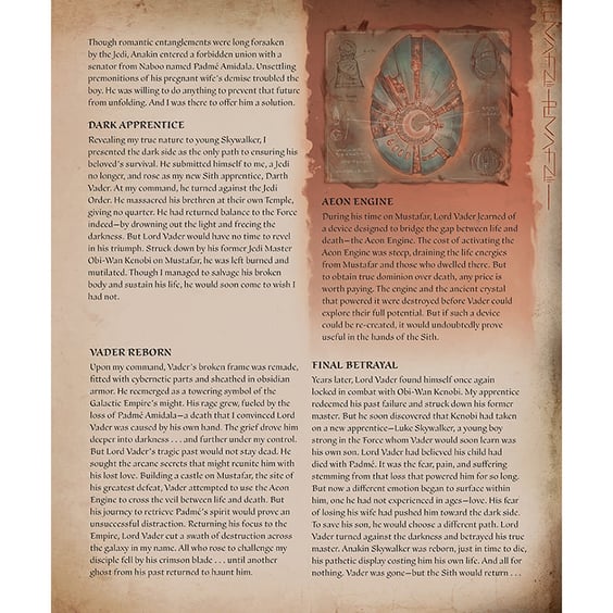 Артбук Star Wars. The Secrets of the Sith, (221973) 5