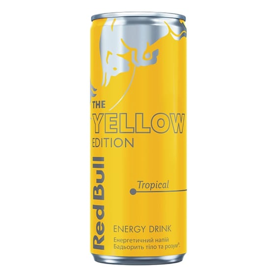 Напиток энергетический Red Bull: Editions: The Yellow Edition: Tropical, (228491)