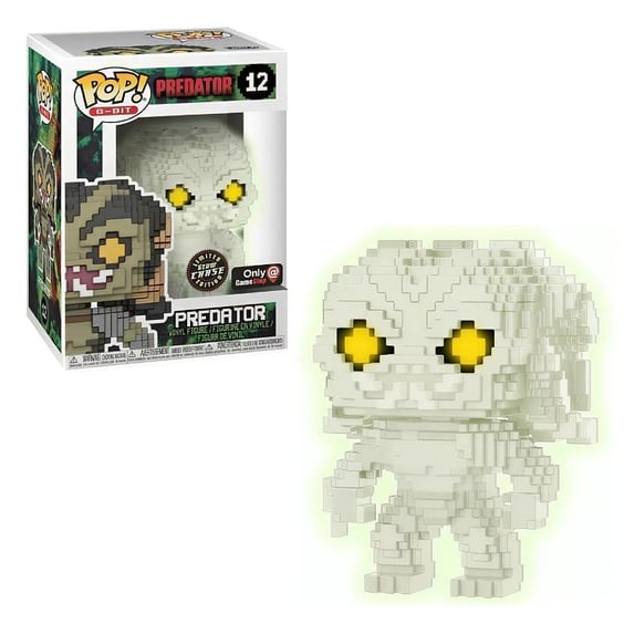 Фигурка Funko POP!: 8-Bit: Predator: Predator (Gamestop Exclusive) (Glow Chase Limited Edition), (23037)