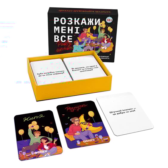 Настольная игра Orner: Розкажи мені все!: Party Edition, (24188) 3