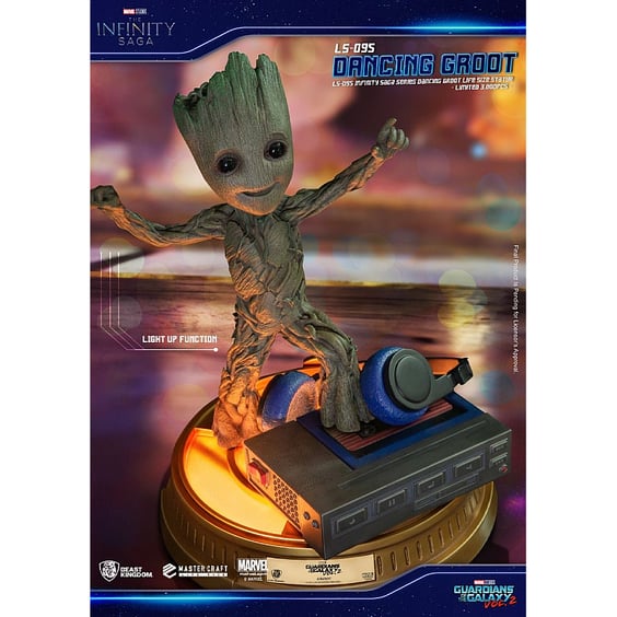 Коллекционная фигурка Beast Kingdom: Marvel: The Infinity Saga: Dancing Groot (Life Size 1:1), (242737) 8