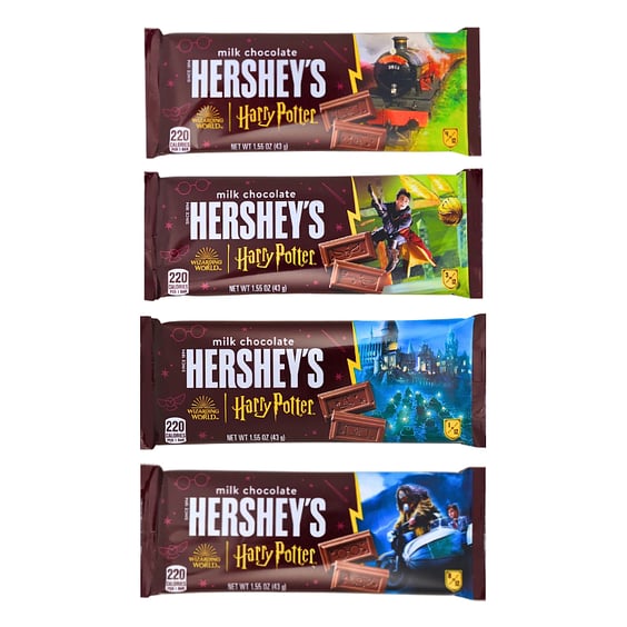 Шоколад Hershey's: Wizarding World: Harry Potter: Milk Chocolate Bar (Limited Edition) (1 шт. рандомно), (243686)