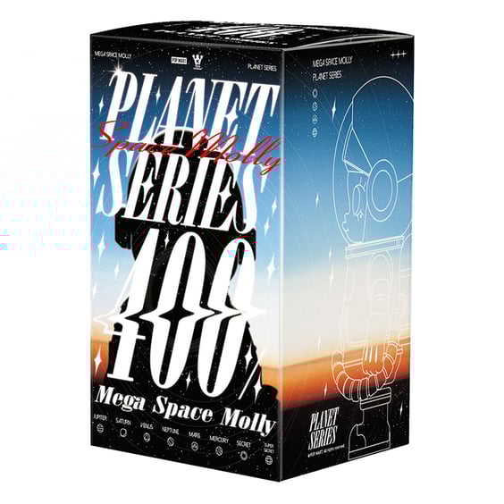 Фігурка Pop Mart: Molly: Mega Space Molly (Planet Series) (400%) (Blind Box / 1 з 8) (Secret Edition), (244383) 2