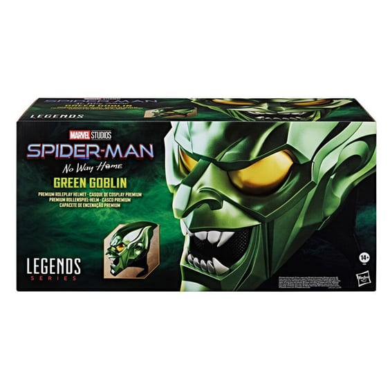 Інтерактивний шолом Hasbro: Marvel: Legends Series: Spider-Man: No Way Home: Green Goblin: Electronic Helmet, (246172) 7