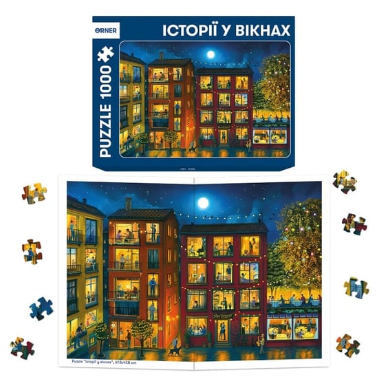 Пазл Orner: Історії у вікнах, (252178) 2