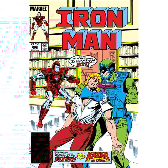 Комікс Marvel. Iron Man. The Savage Goes West!. Volume 1. #202, (254140)
