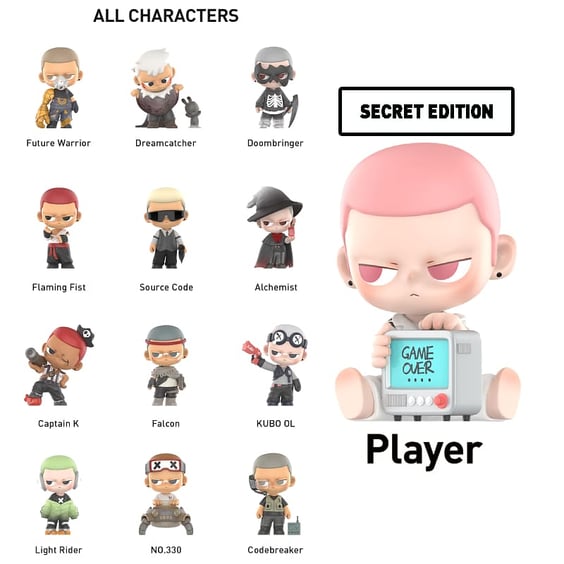 Фигурка Pop Mart: Kubo: Select Your Character (Blind Box: 1 с 12) (Secret Edition), (256454) 3