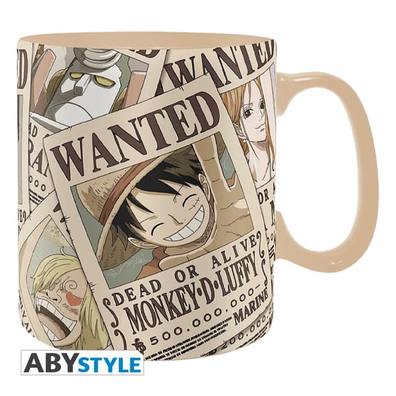 Кухоль-хамелеон ABYstyle: One Piece: Straw Hat Crew: Wanted Posters, (261070)