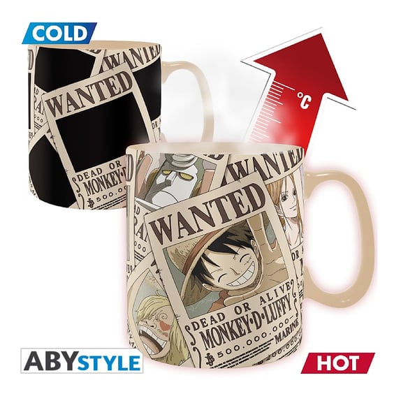 Кухоль-хамелеон ABYstyle: One Piece: Straw Hat Crew: Wanted Posters, (261070) 4